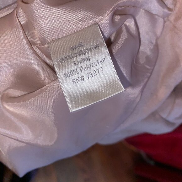 LC Lauren Conrad Runway Faux Suede Moto Jacket, NWT, Beige Taupe, Size 16 - Picture 9 of 10